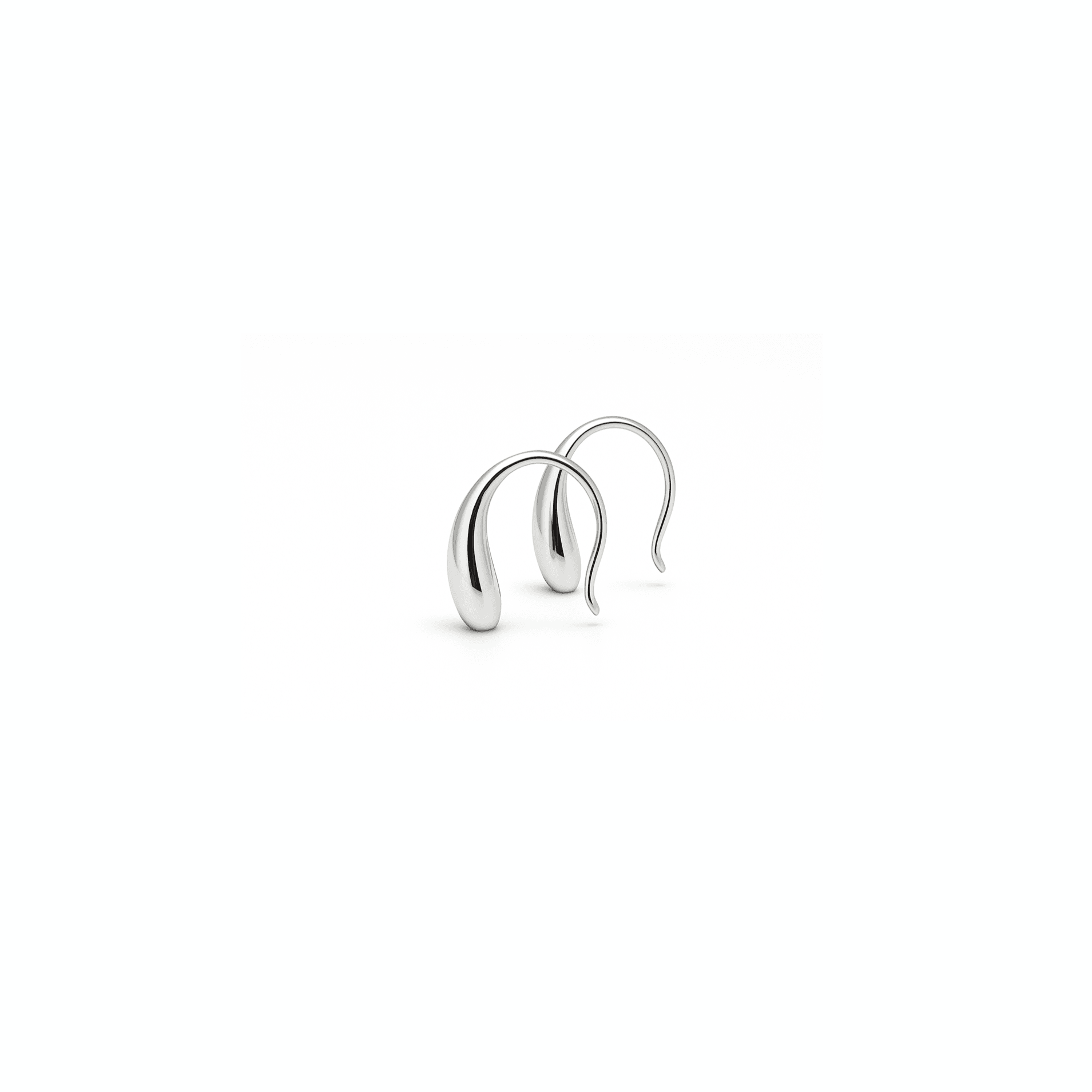 Grace Earrings - RIEN Grace Earrings Fluid half - hoop earrings