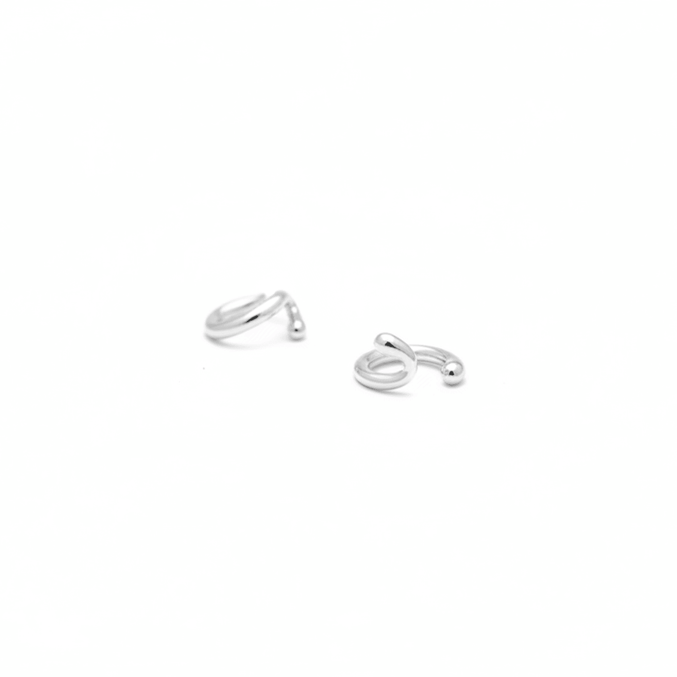 Solace Ear Cuffs - RIEN Solace Ear Cuffs - 18K White Gold Vermeil